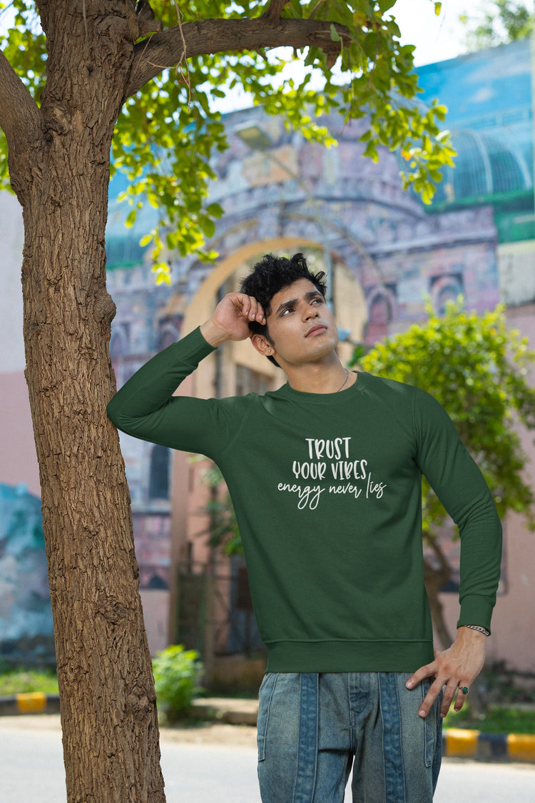 UNISEX OLIVE GREEN SWEATSHIRT