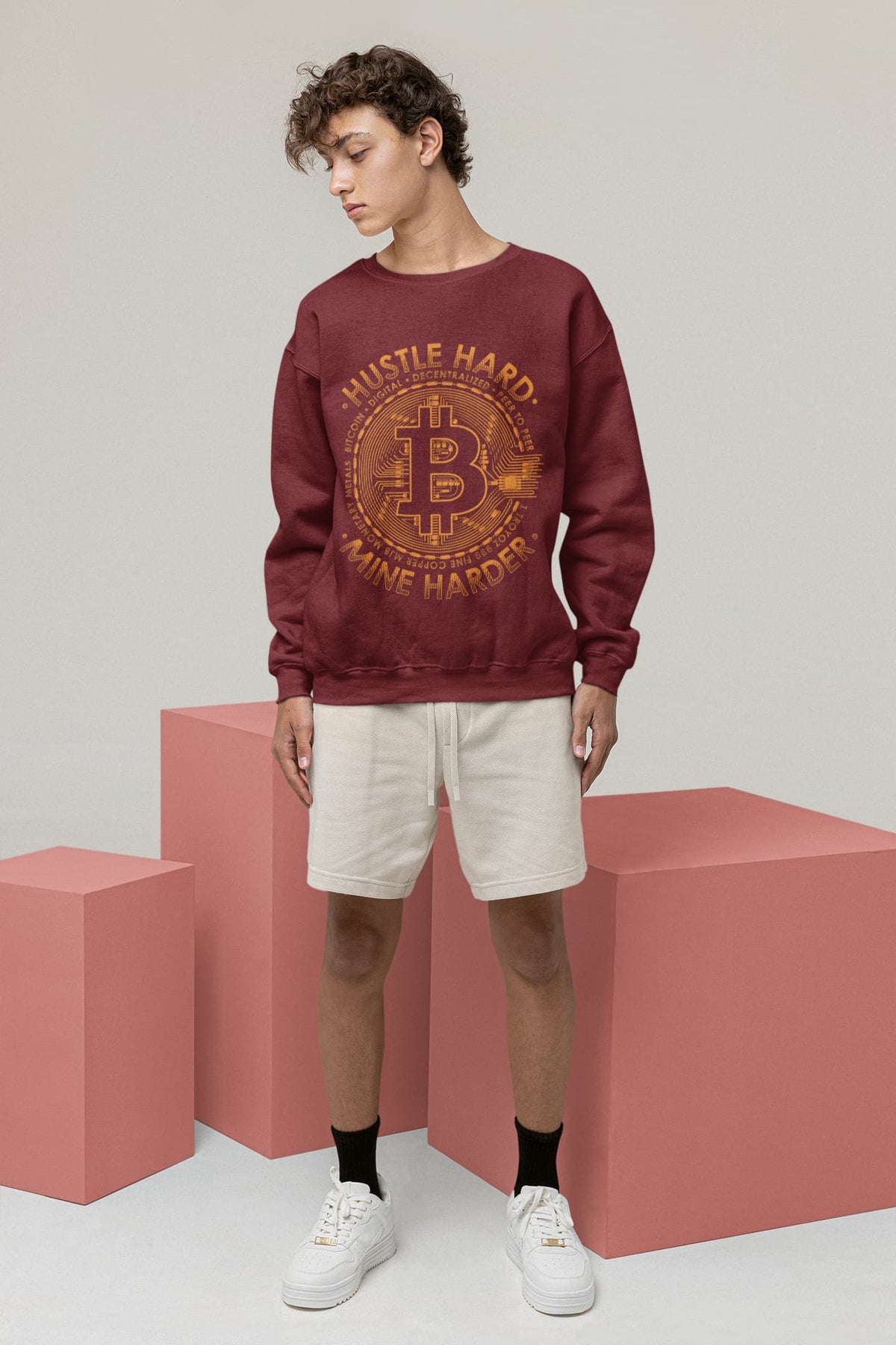 Men's Maroon Sweatshirts