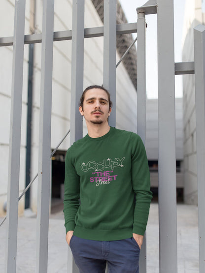UNISEX OLIVE GREEN SWEATSHIRT