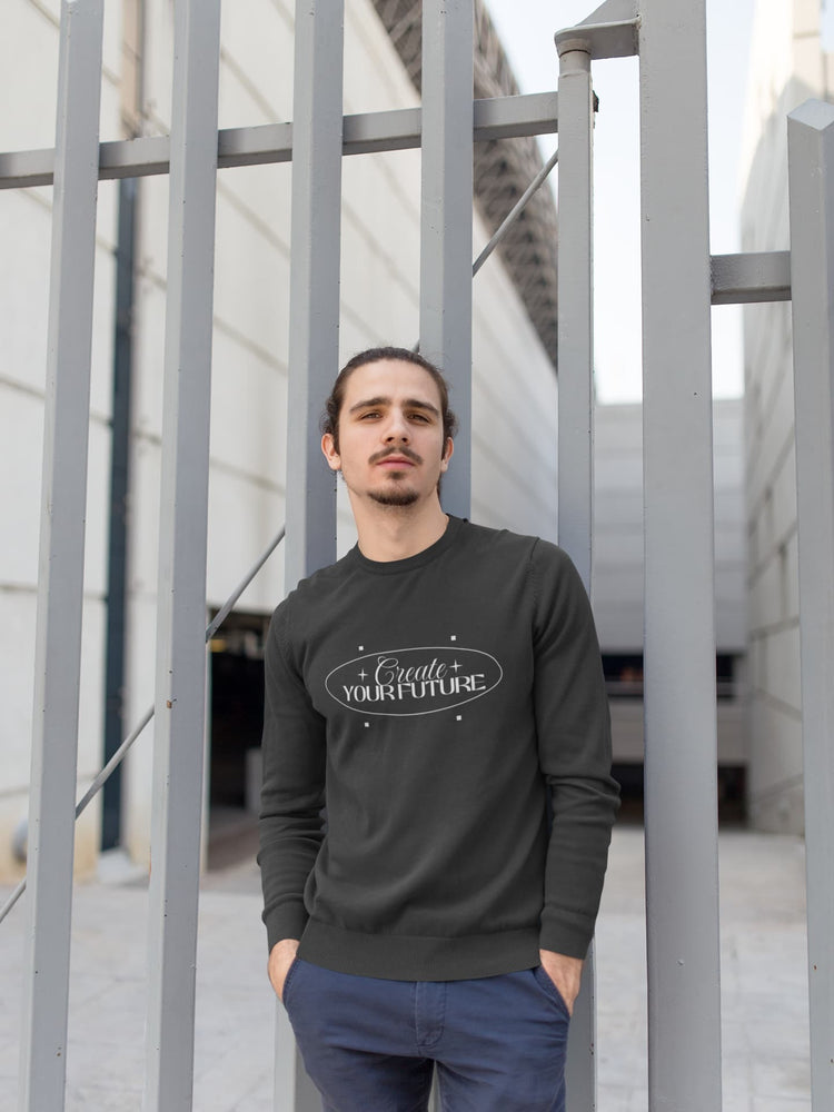 MENS BLACK SWEATSHIRT