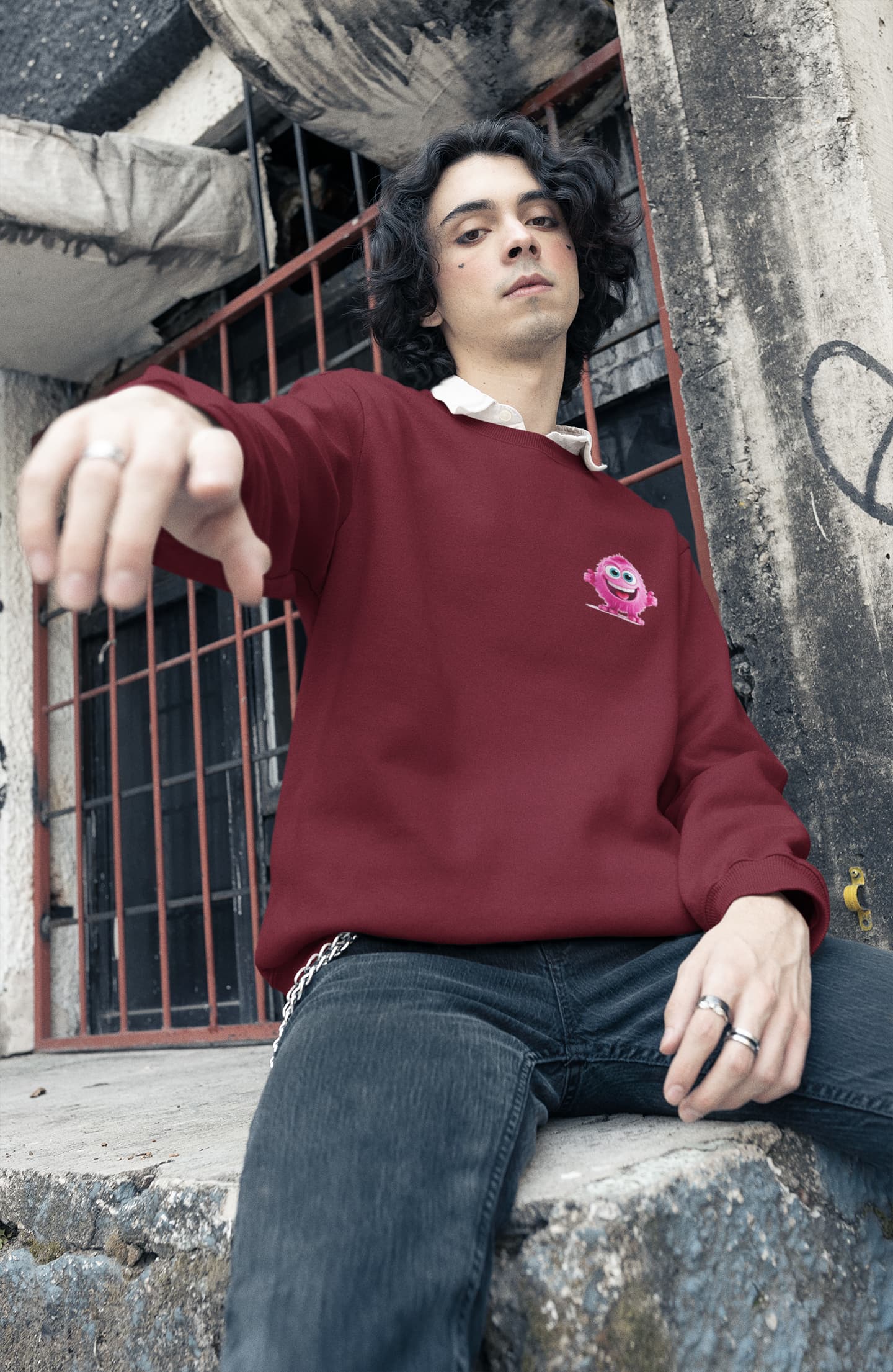 Men's Maroon Sweatshirts