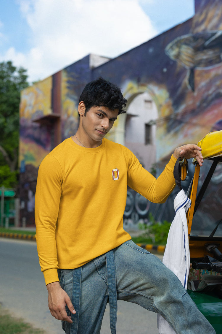 MENS GOLDEN YELLOW SWEATSHIRTS