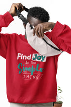 UNISEX RED SWEATSHIRT 