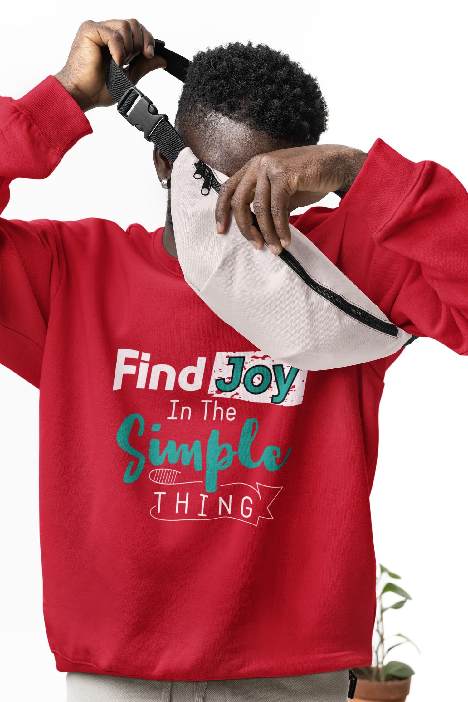 UNISEX RED SWEATSHIRT 