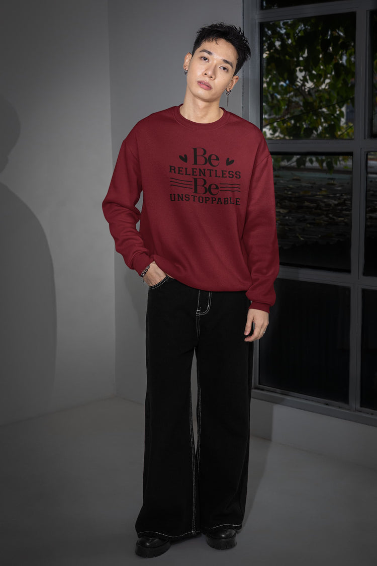 UNISEX MAROON SWEATSHIRT