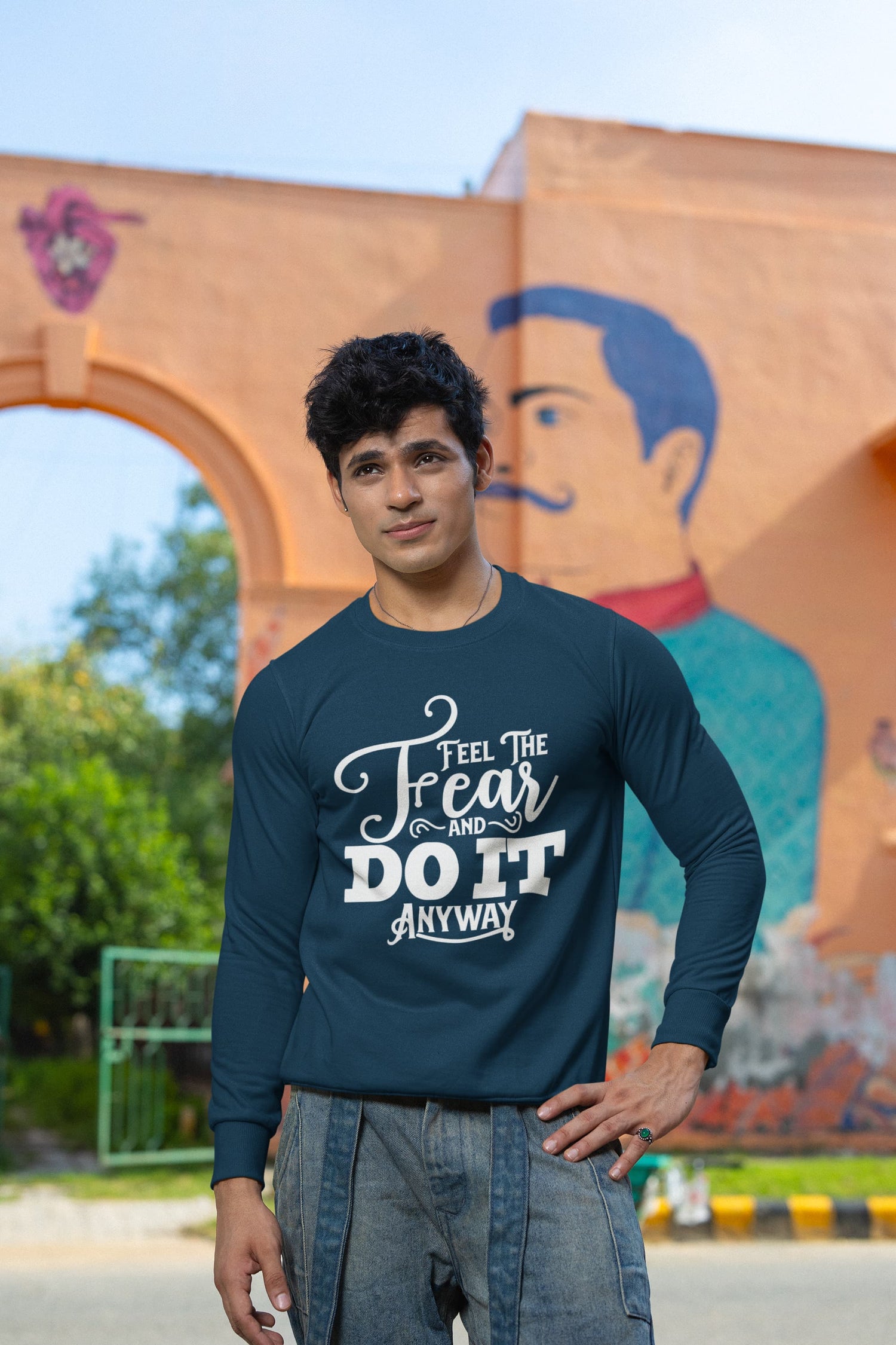 UNISEX NAVY BLUE SWEATSHIRTS