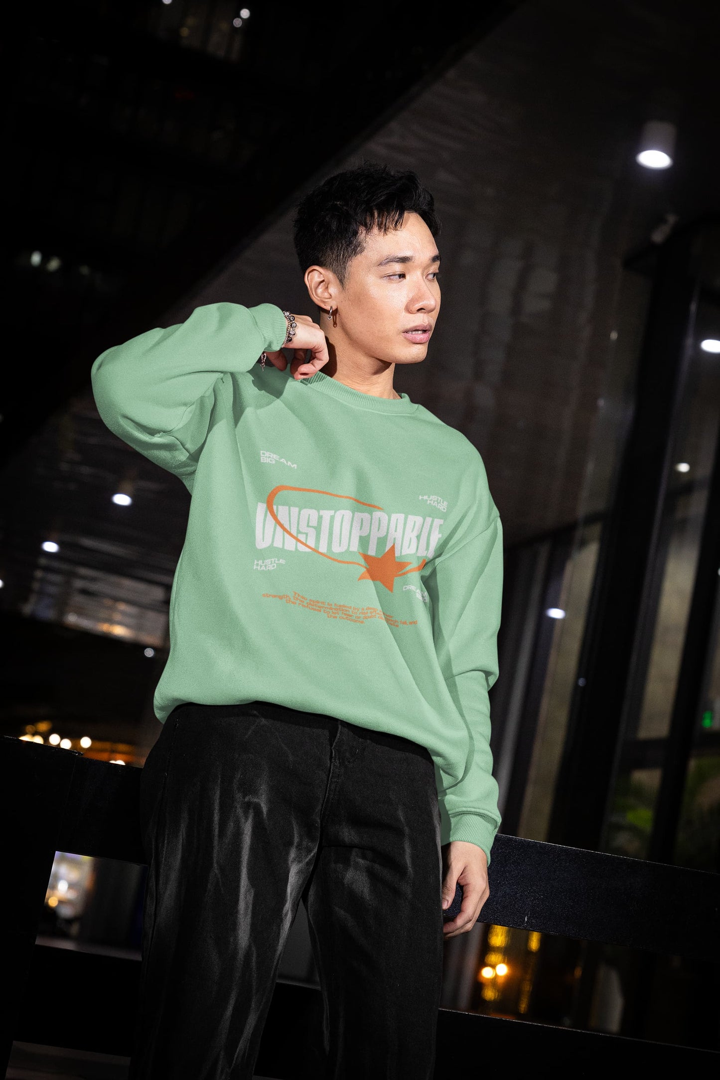 Men's Mint Green Sweatshirts