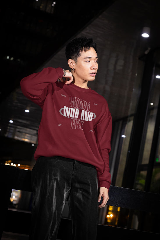 UNISEX MAROON SWEATSHIRT