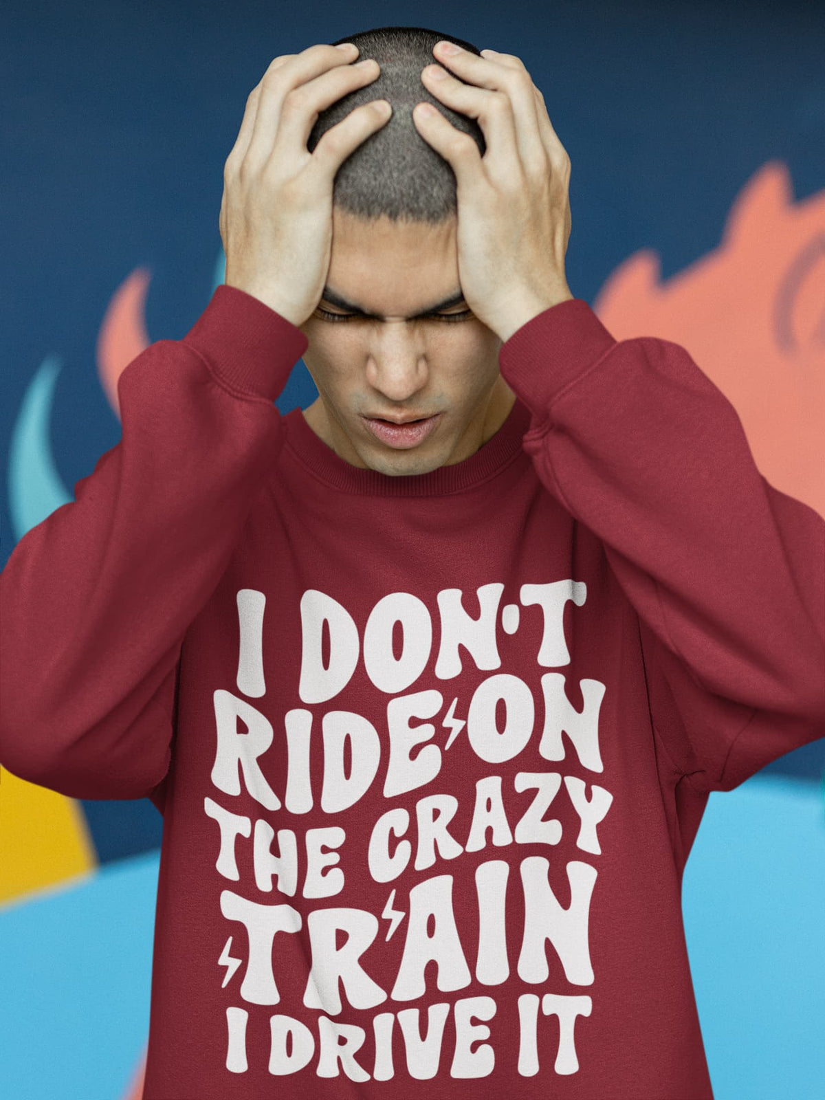 Men's Maroon Sweatshirts