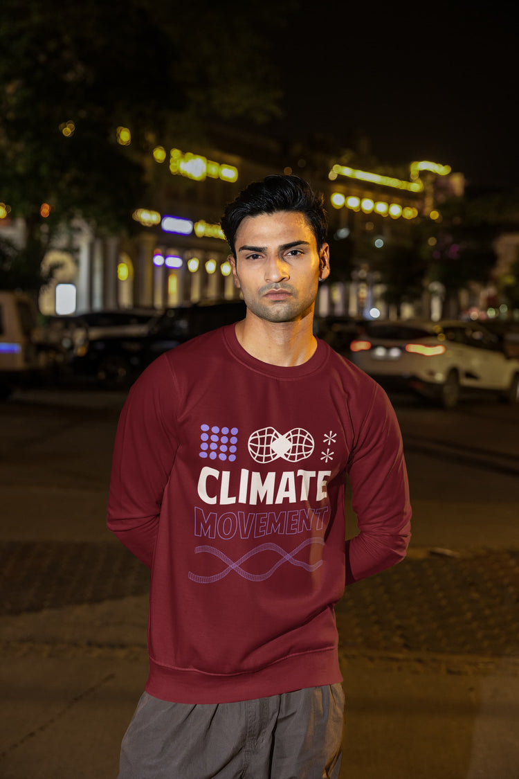 UNISEX MAROON SWEATSHIRT
