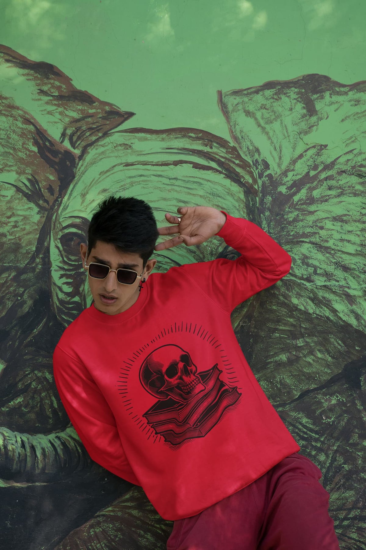 Men's Red Sweatshirts