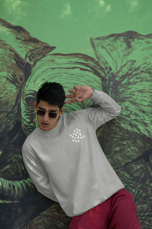 Men's Melange Grey Sweatshirts