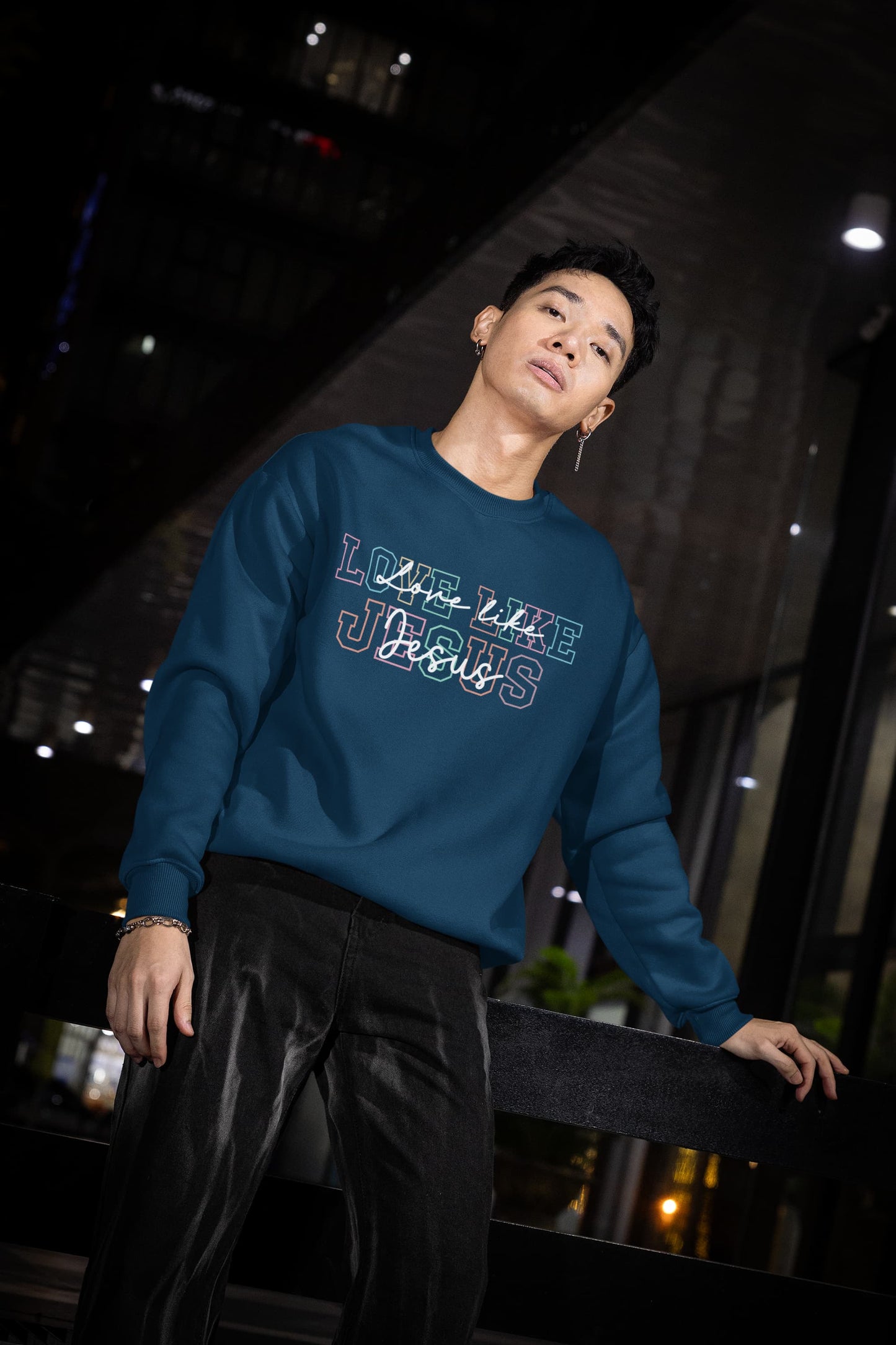 Men's Navy Blue Sweatshirts