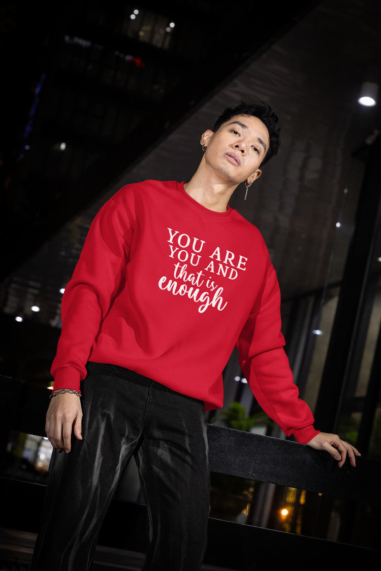 UNISEX RED SWEATSHIRT