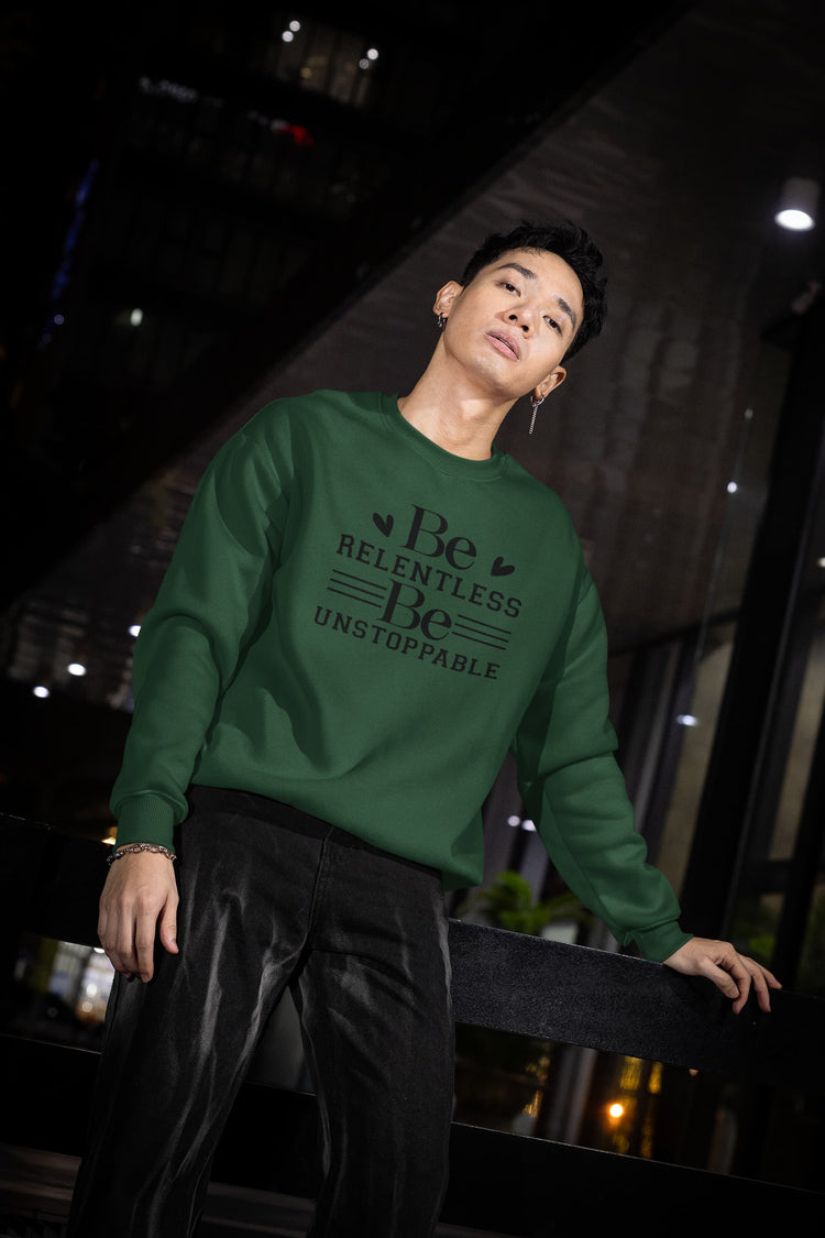 UNISEX OLIVE GREEN SWEATSHIRT