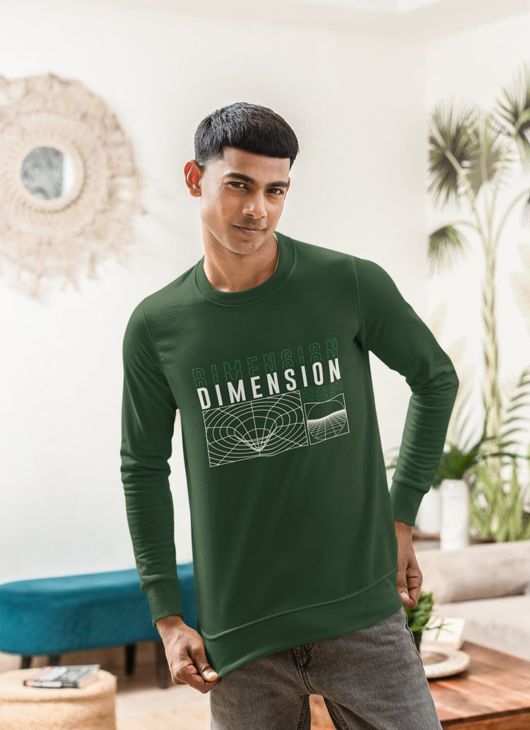 UNISEX OLIVE GREEN SWEATSHIRT