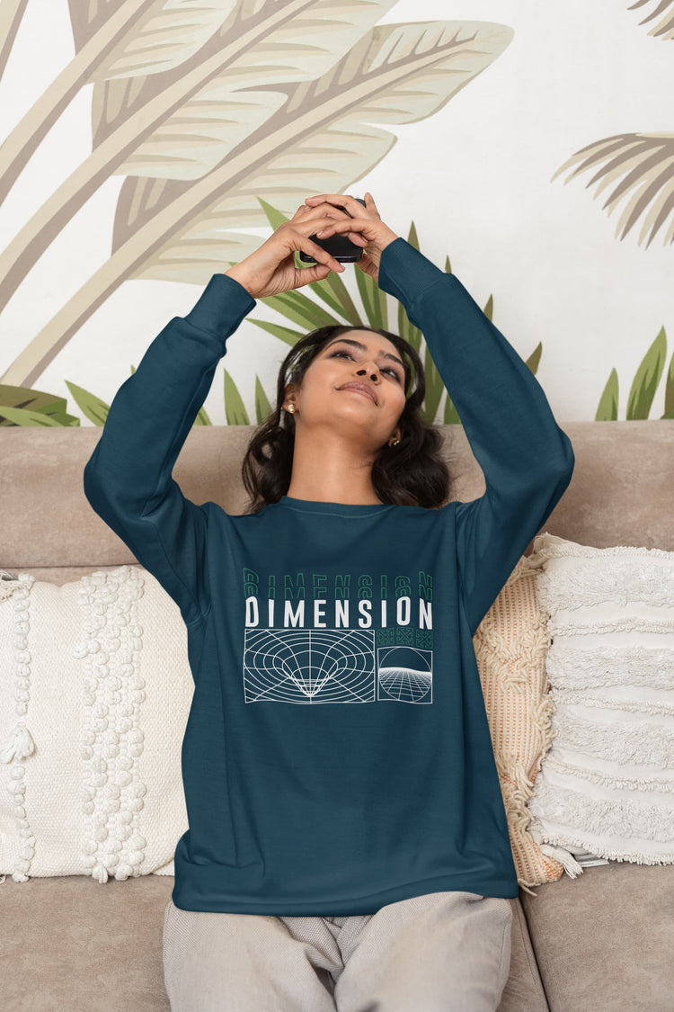 UNISEX NAVY BLUE SWEATSHIRT