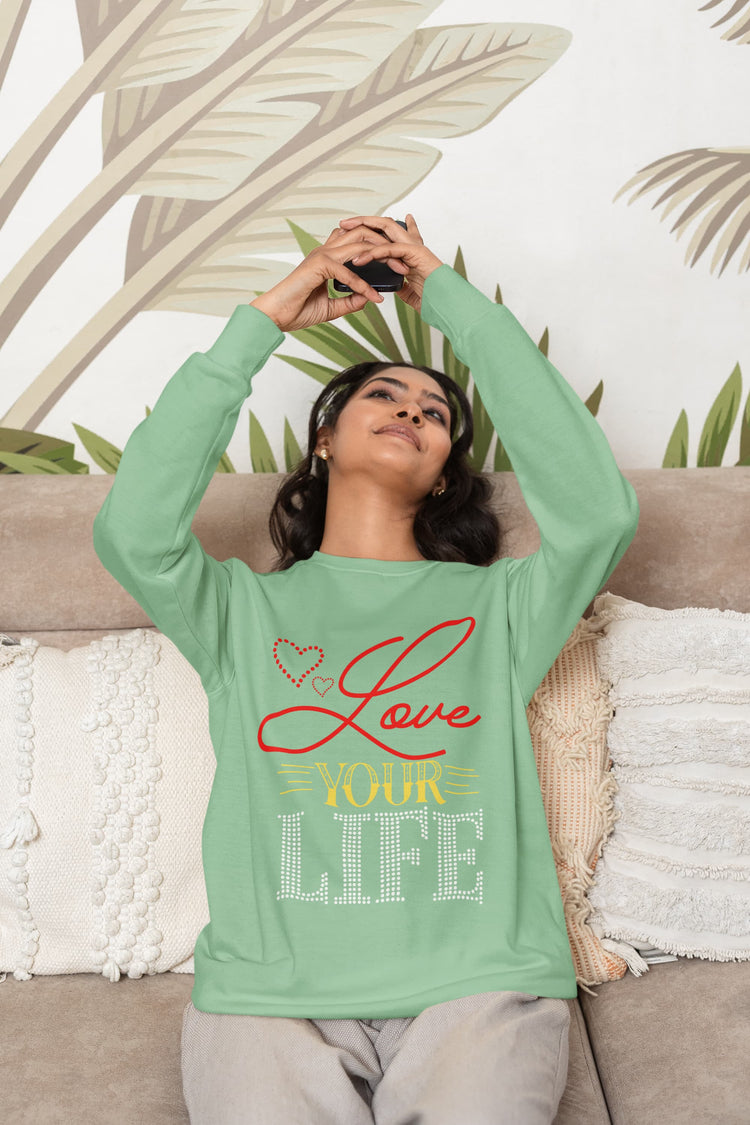 UNISEX MINT GREEN SWEATSHIRT