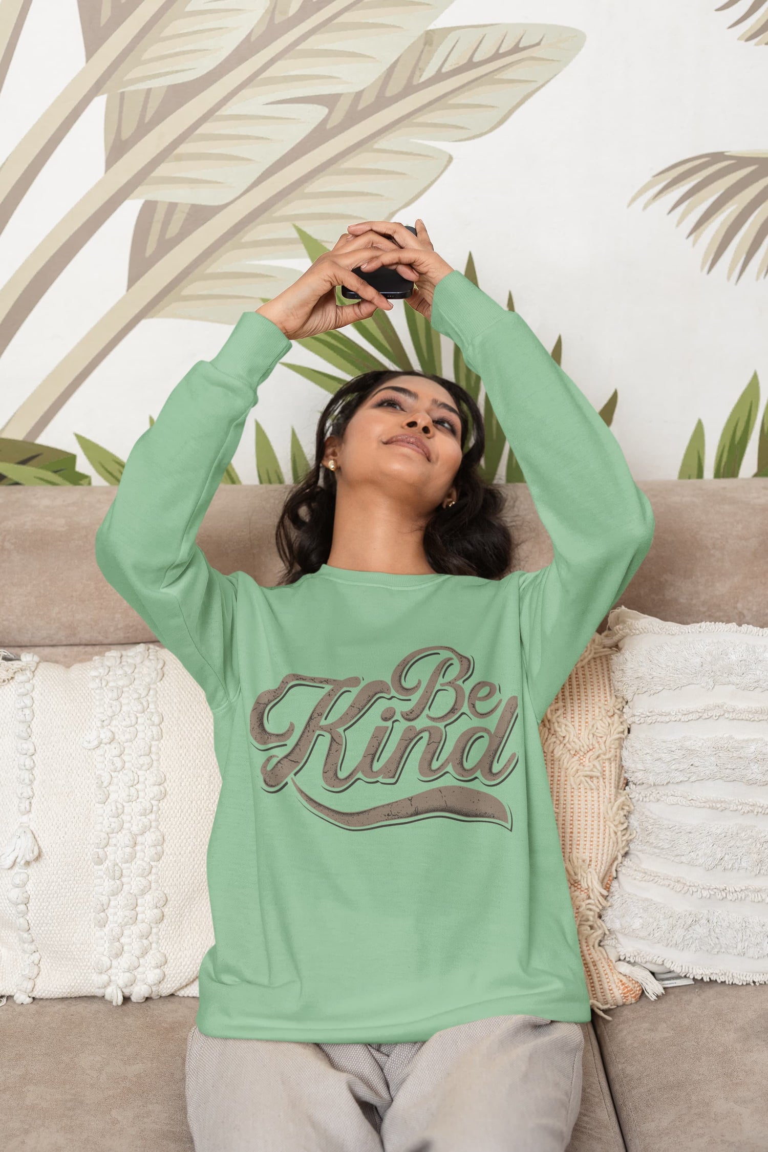 Women’s Mint Green Sweatshirts
