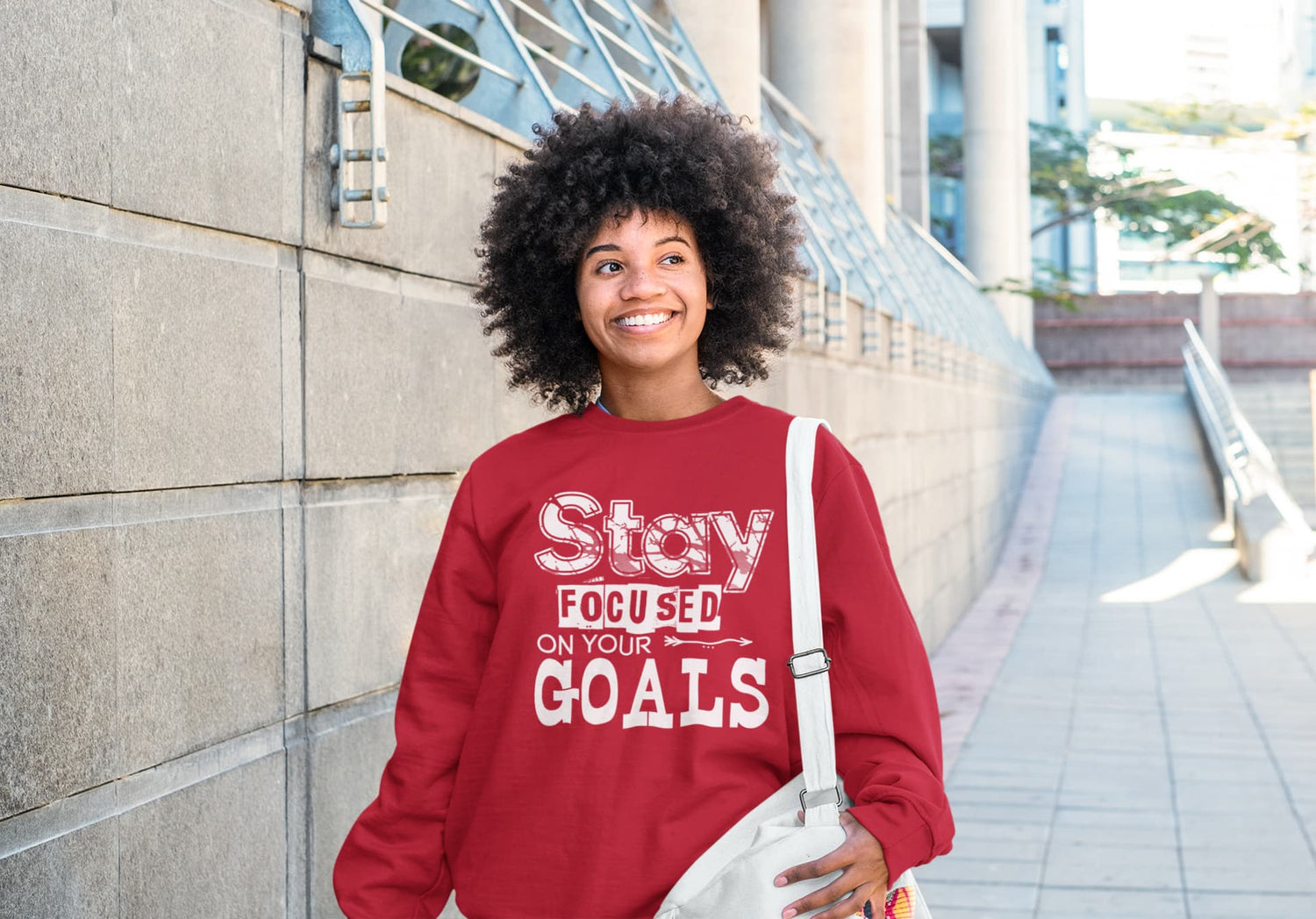 UNISEX RED SWEATSHIRT