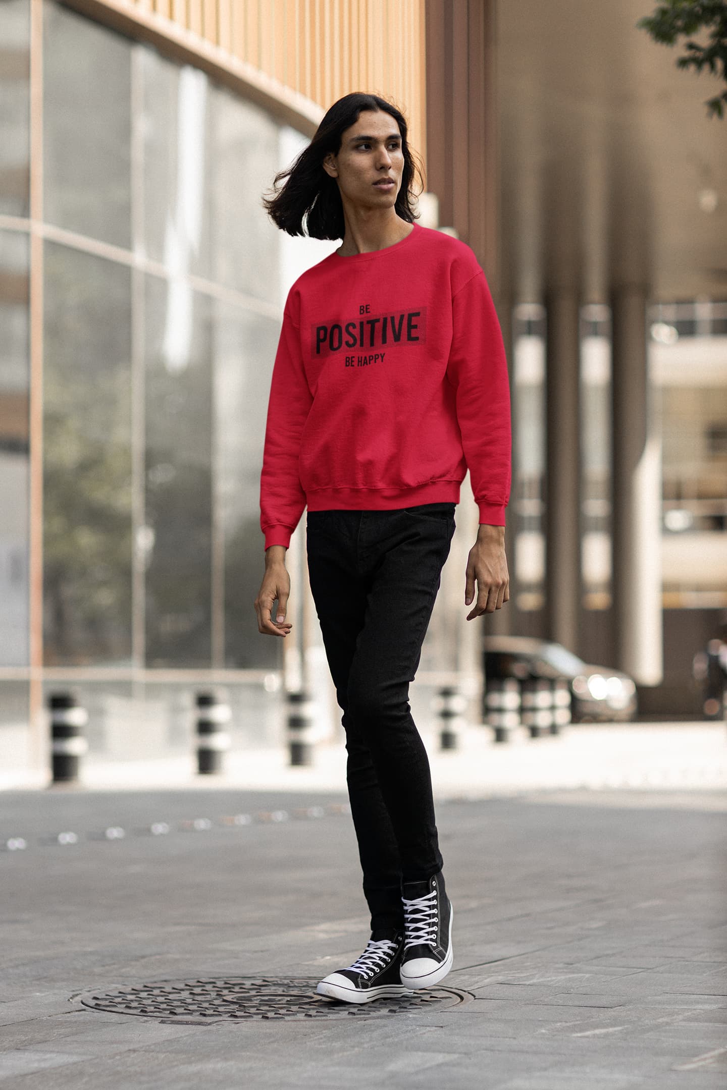 UNISEX RED SWEATSHIRT