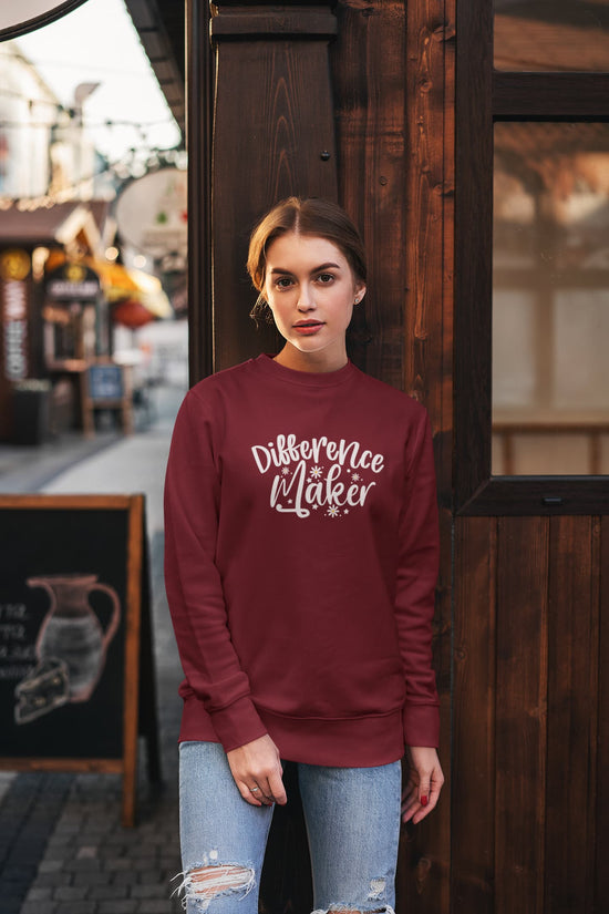 UNISEX MAROON SWEATSHIRT
