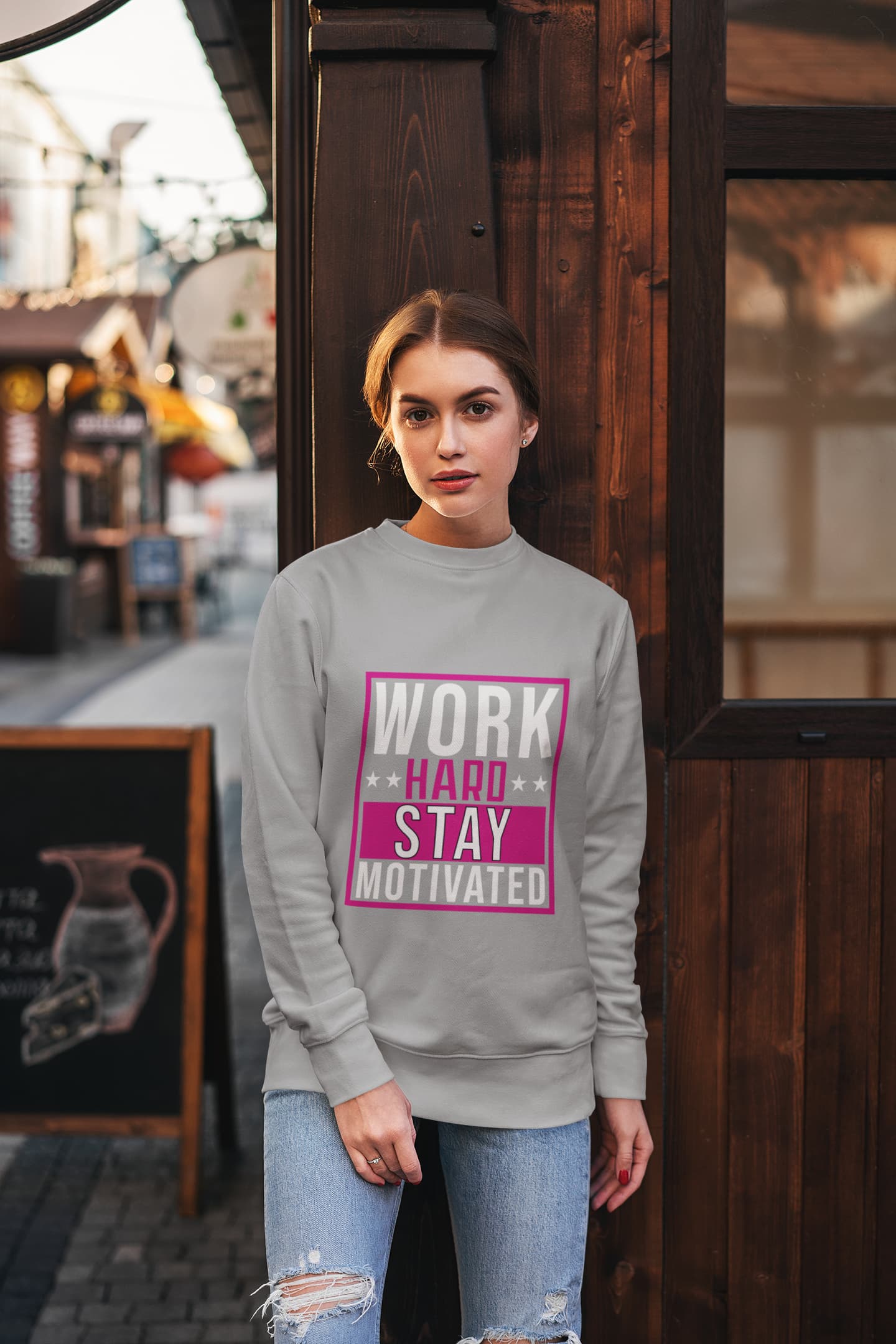 UNISEX MELANGE GREY SWEATSHIRT 
