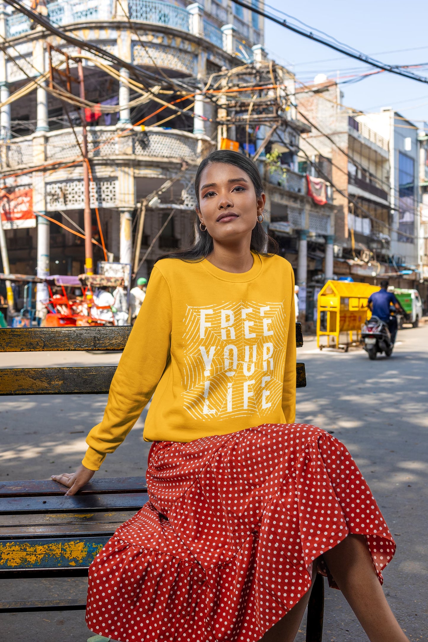 Women's Golden Yellow sweatshirts
