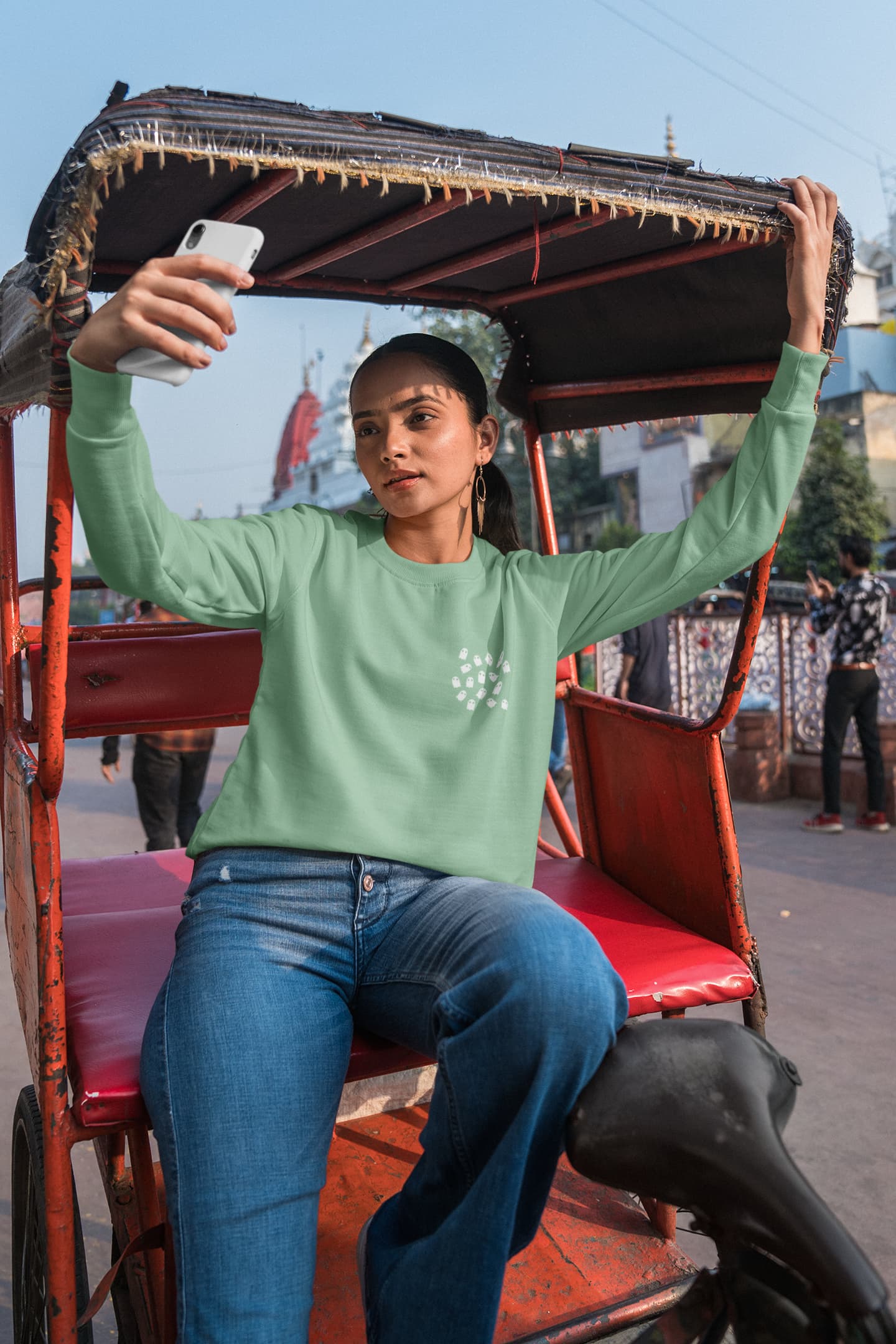 Women's Mint Green Sweatshirts