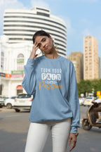 WOMENS BABY BLUE SWEATSHIRT 