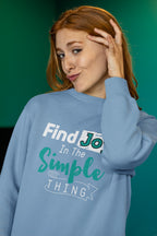UNISEX BABY BLUE SWEATSHIRT 