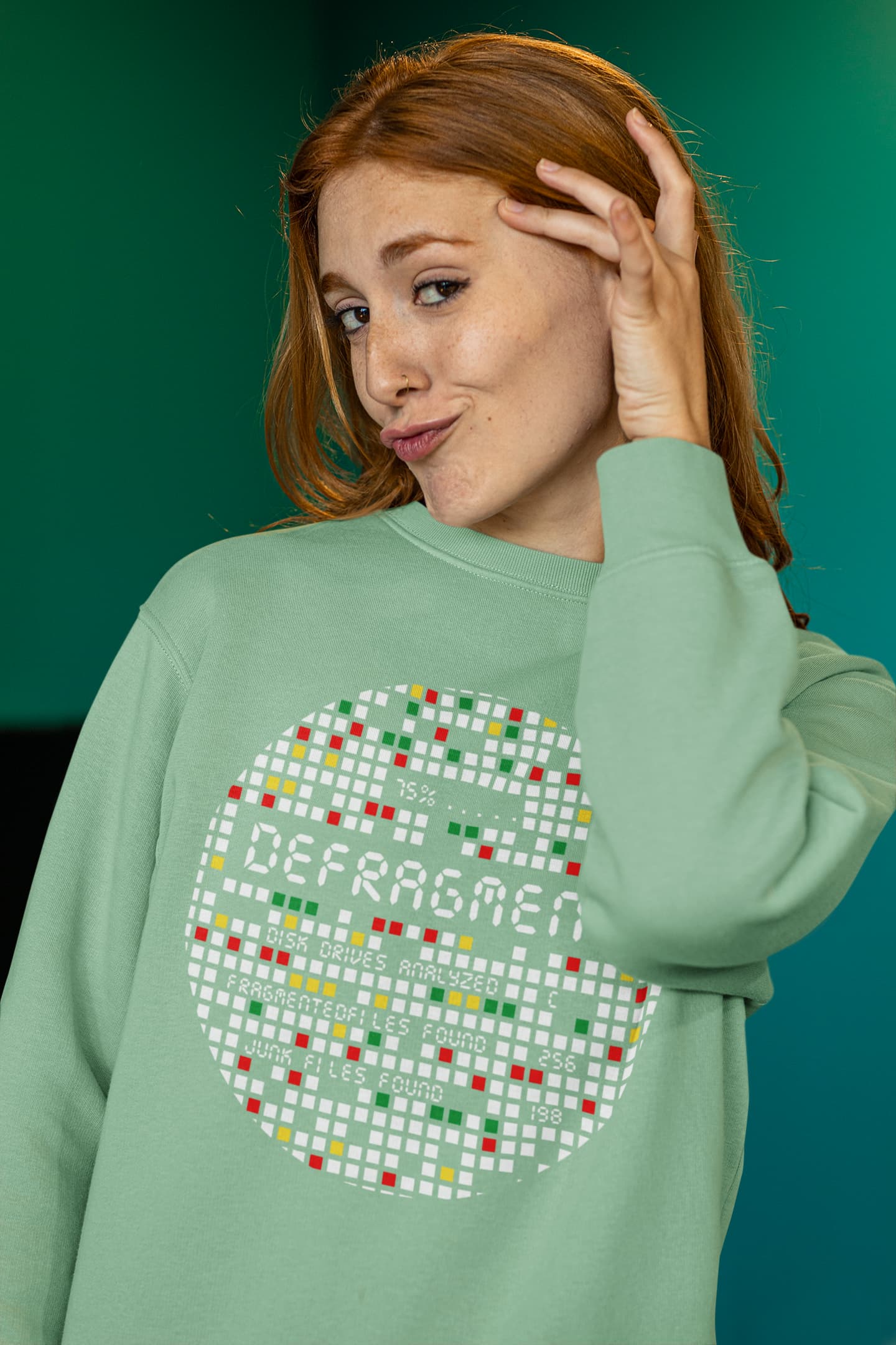 Women's Mint Green Sweatshirts