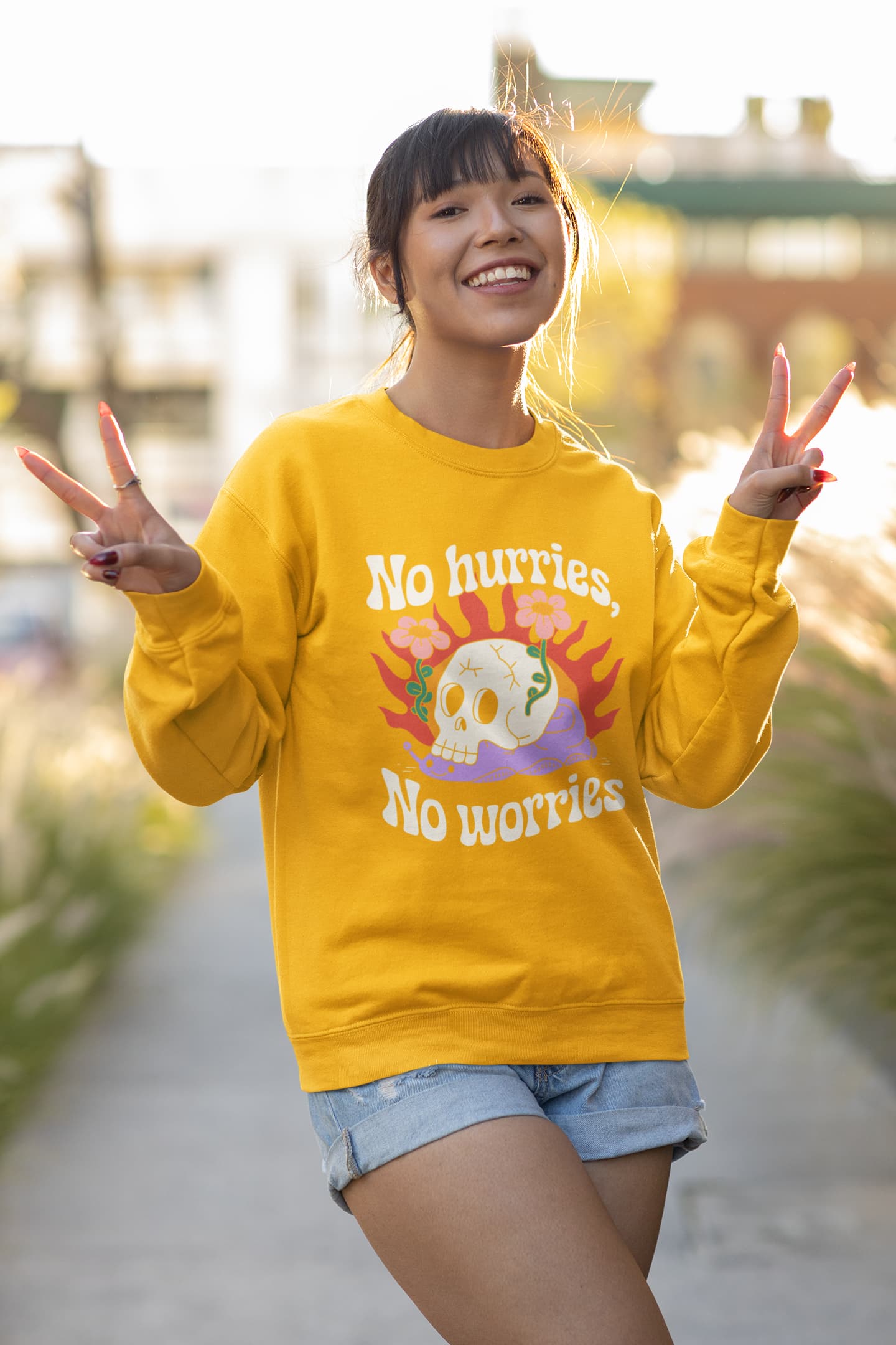 Men's Golden Yellow Sweatshirts