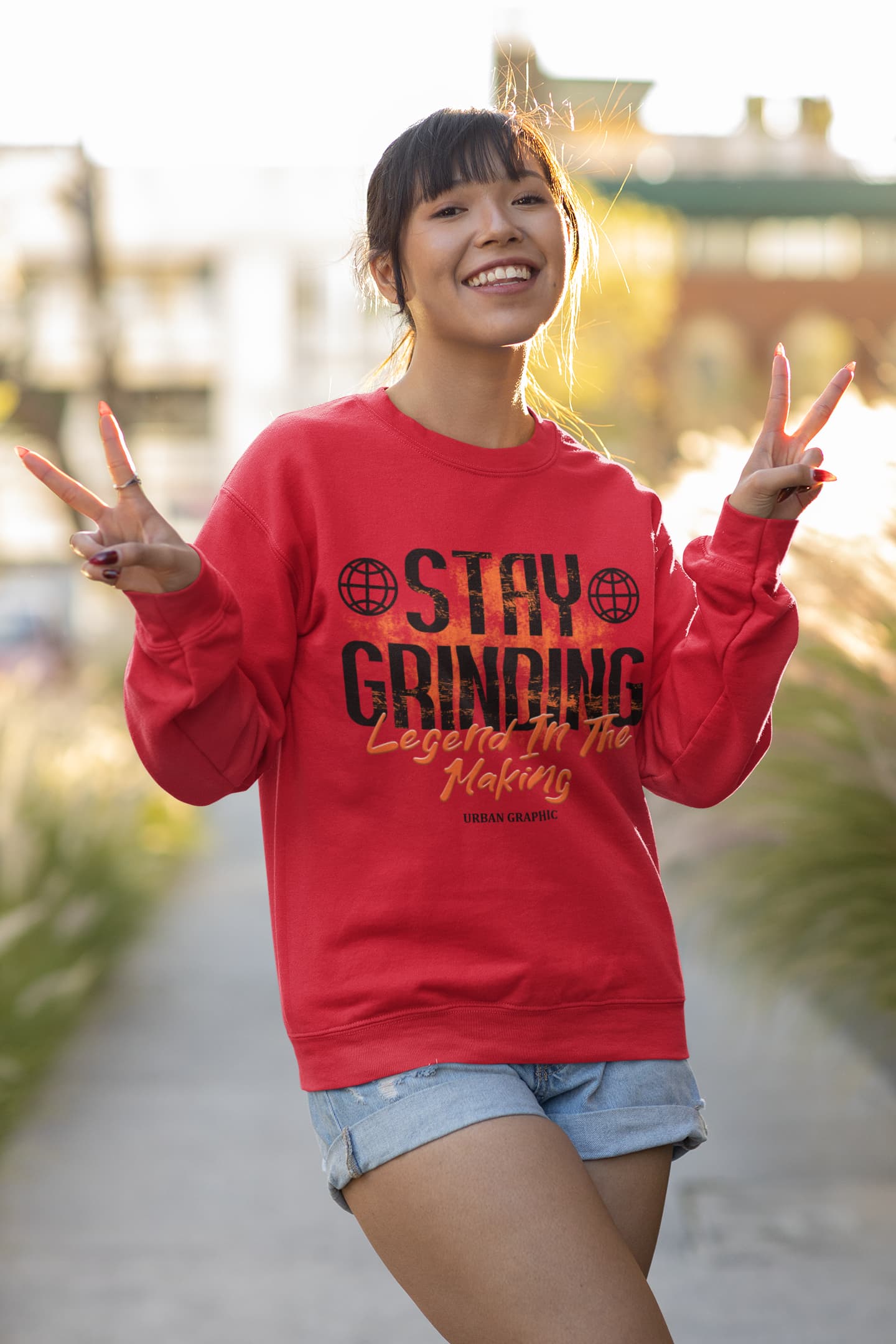 Women's Red Sweatshirts