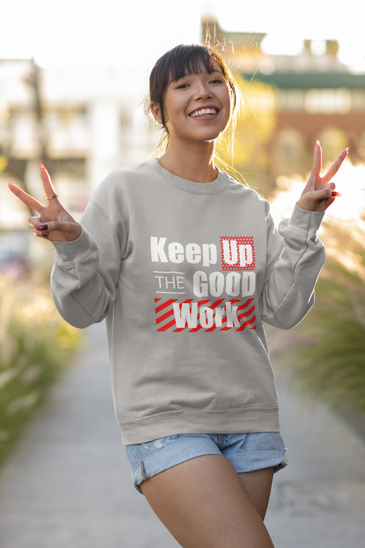 UNISEX MELANGE GREY SWEATSHIRT