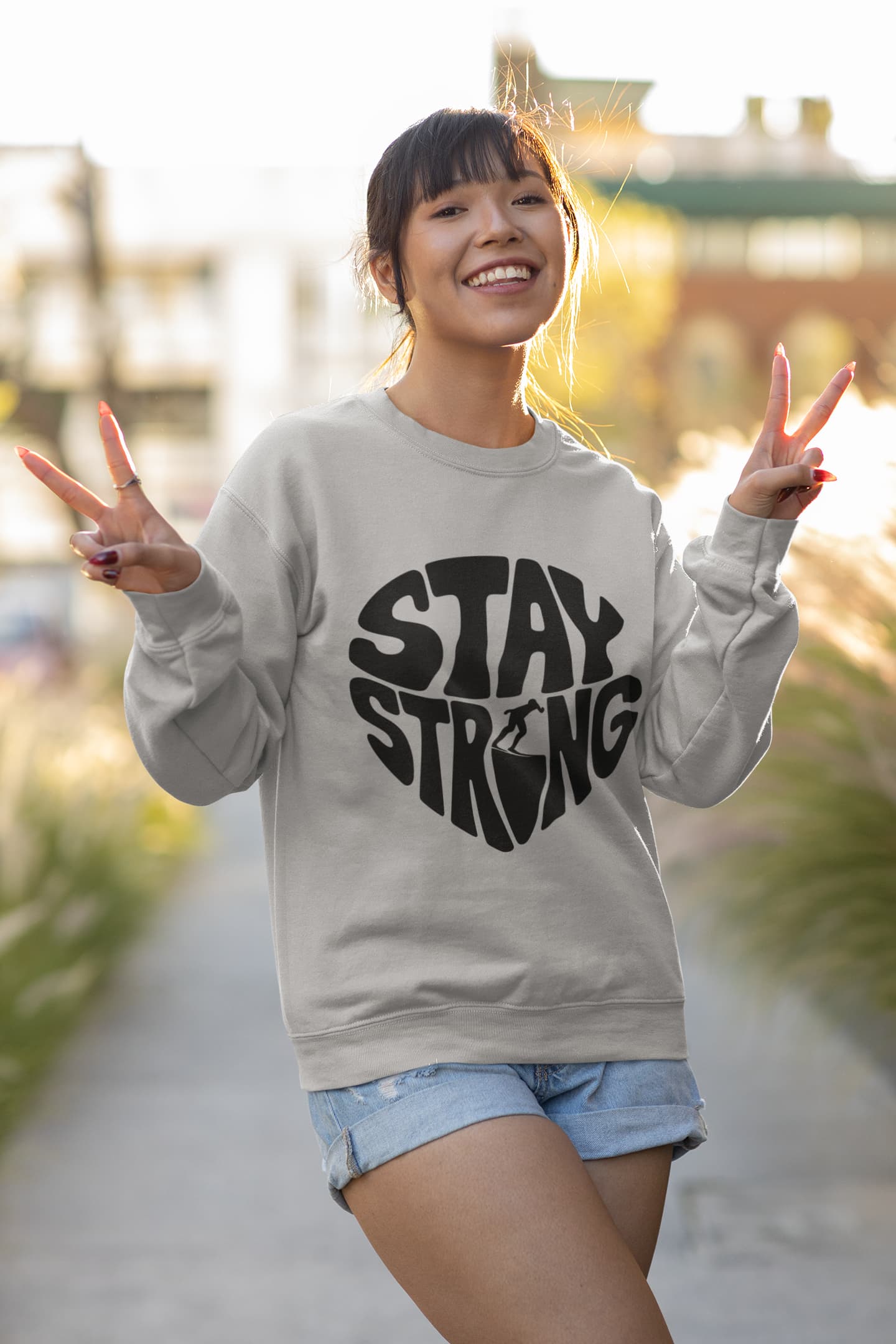 Men's Melange Grey Sweatshirts