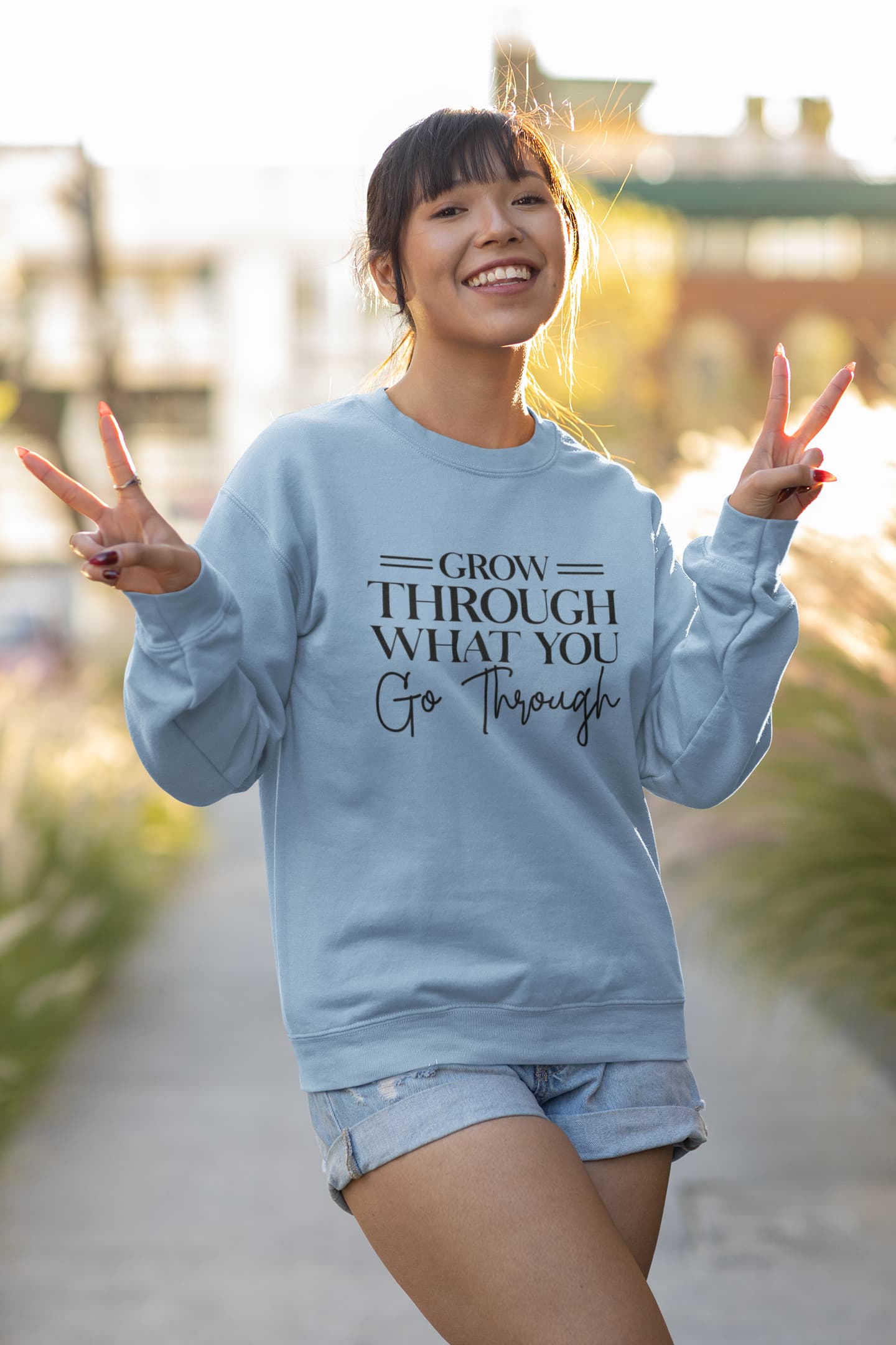 UNISEX BABY BLUE SWEATSHIRTS