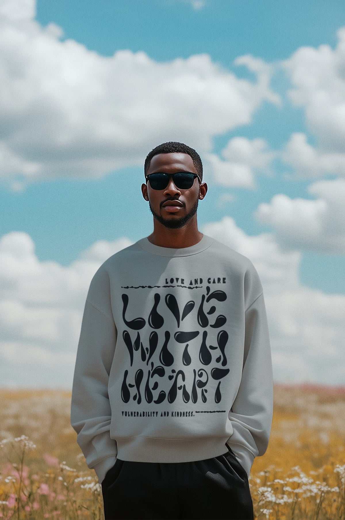 Men's Melange Grey Sweatshirts