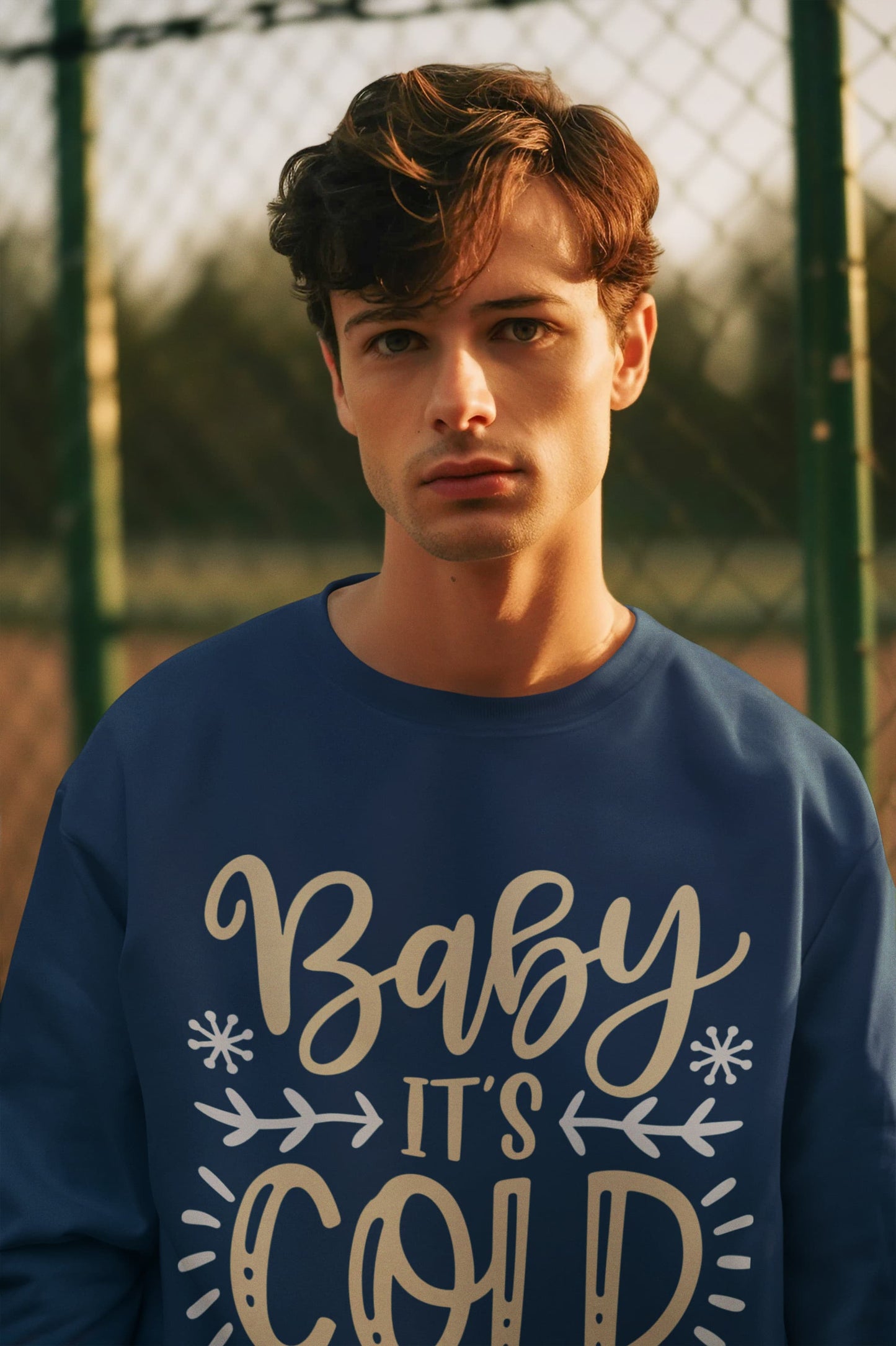 Men's Navy Blue Sweatshirts