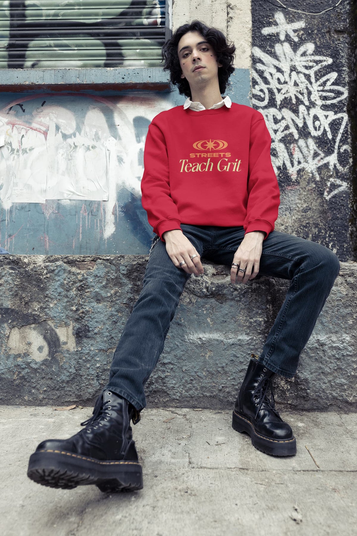 Karavirs® Streets Red sweatshirt for men India