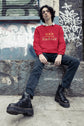 MENS RED SWEATSHIRT