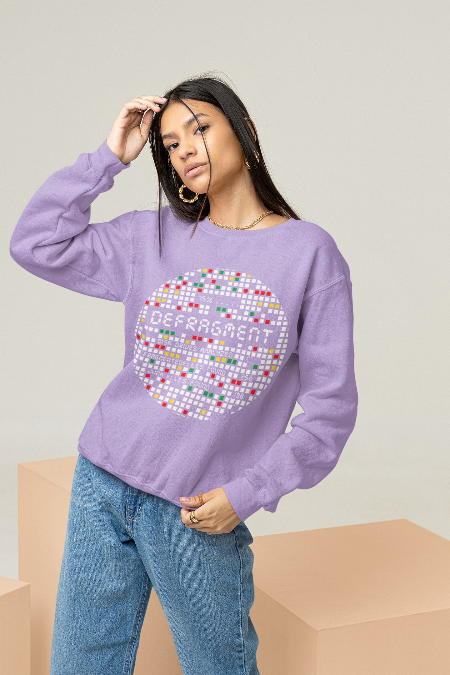 Women's Iris Lavender Sweatshirt