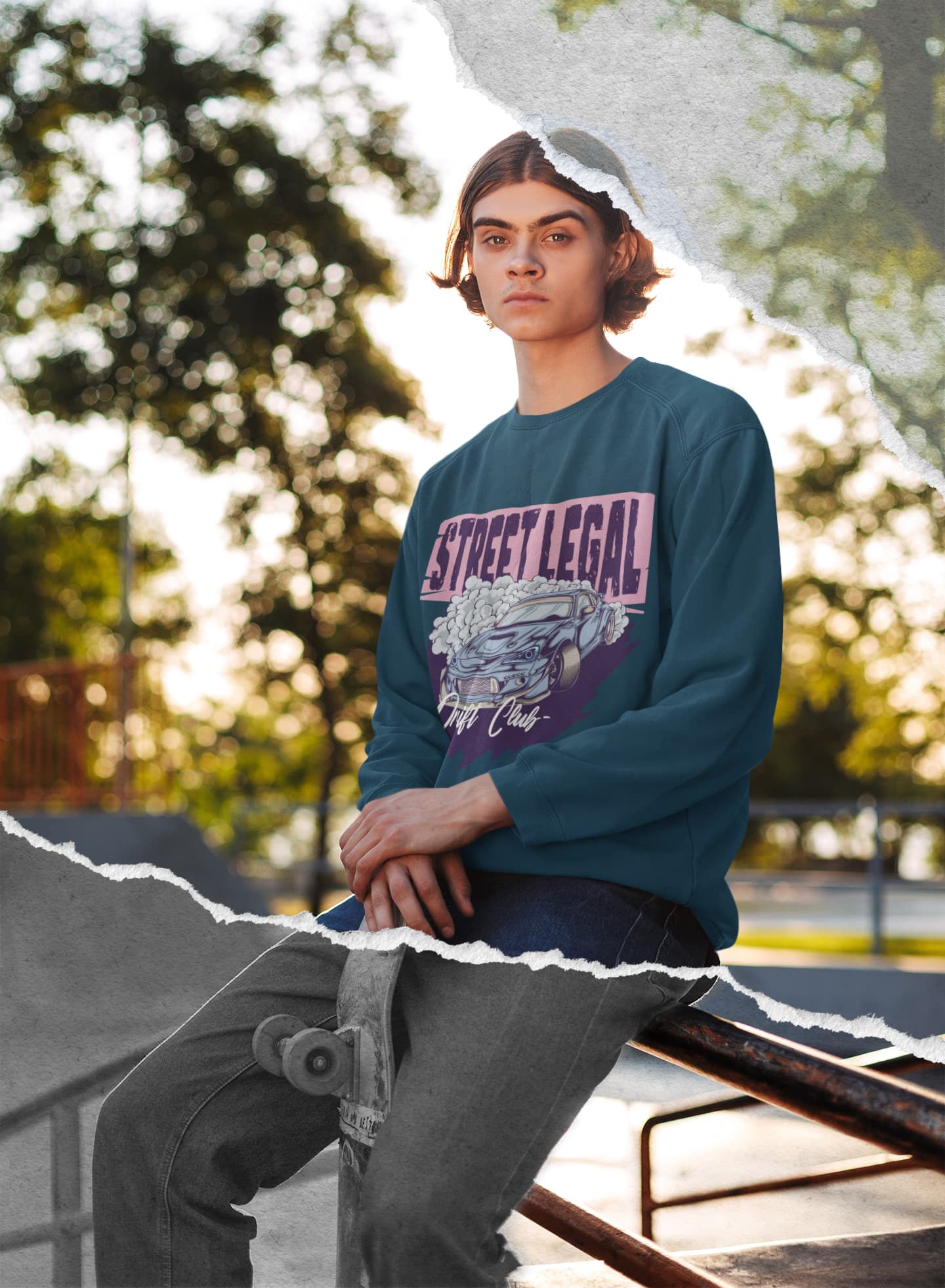 Men's Navy Blue Sweatshirts