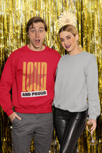 MENS RED SWEATSHIRT
