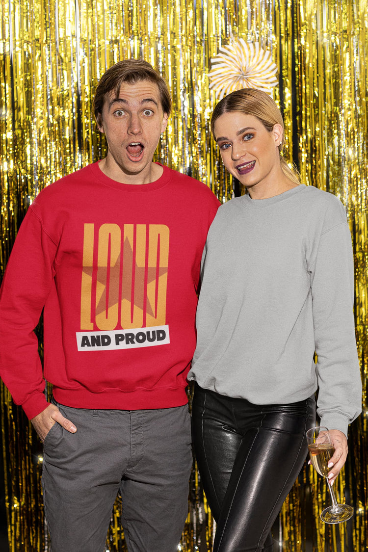 MENS RED SWEATSHIRT