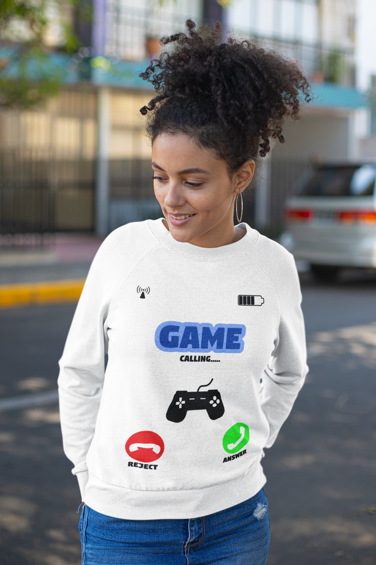 Men's White Sweatshirts