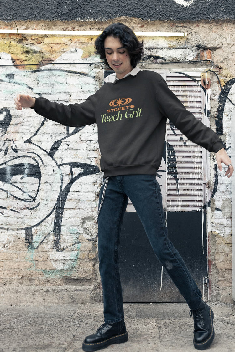 MENS BLACK SWEATSHIRT