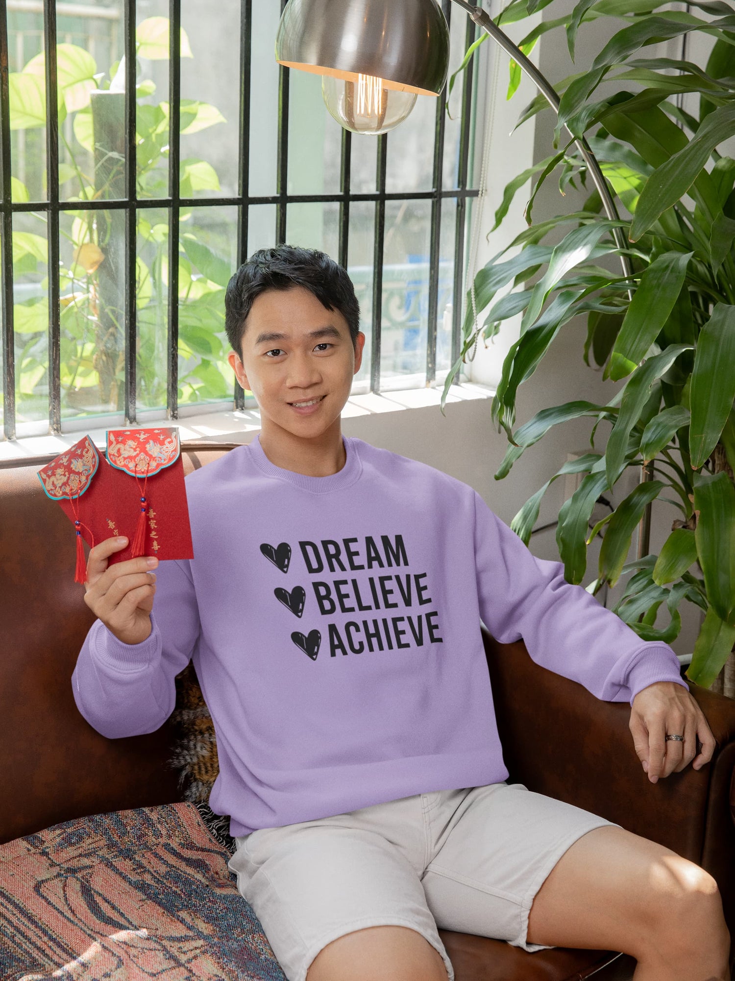 UNISEX IRIS LAVENDER SWEATSHIRT