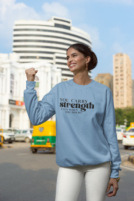 UNISEX BABY BLUE SWEATSHIRT