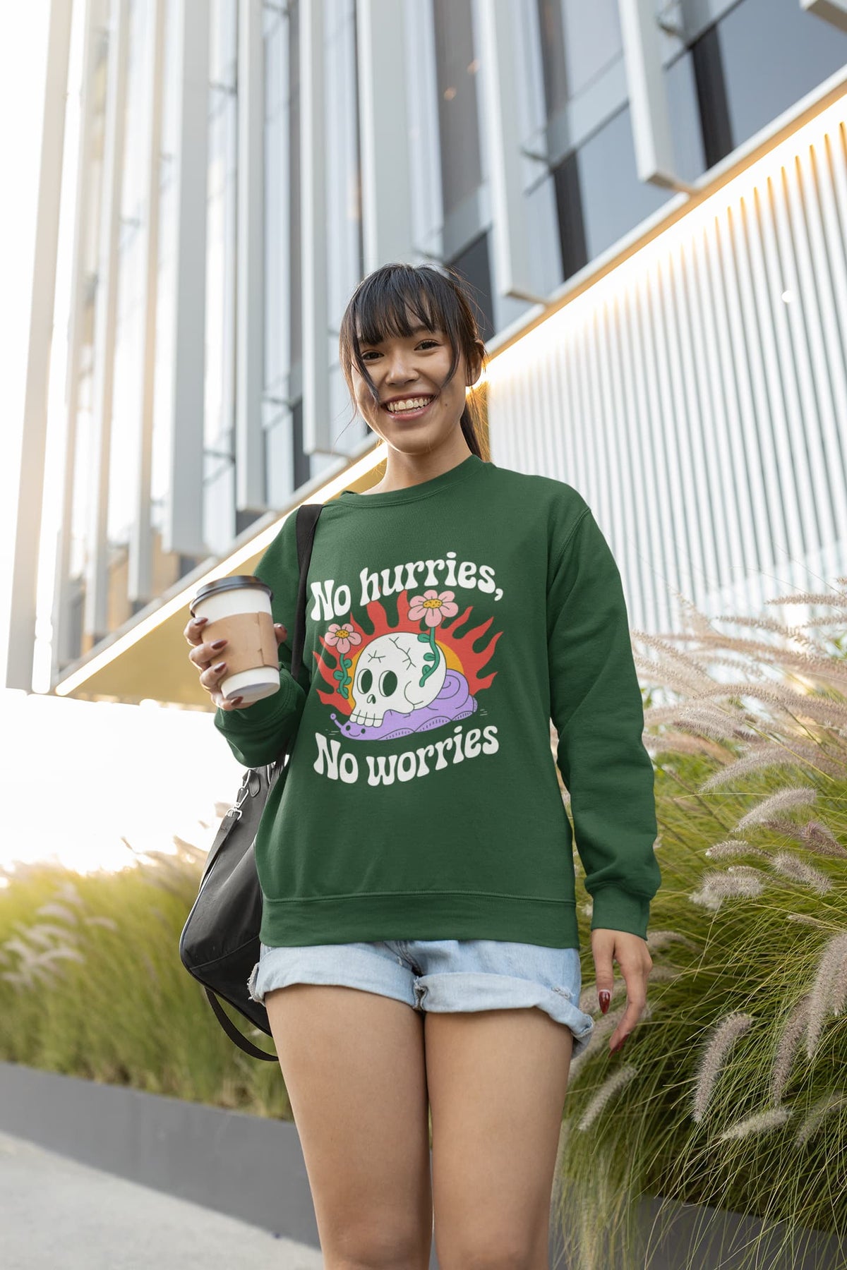 Men's Olive Green Sweatshirts